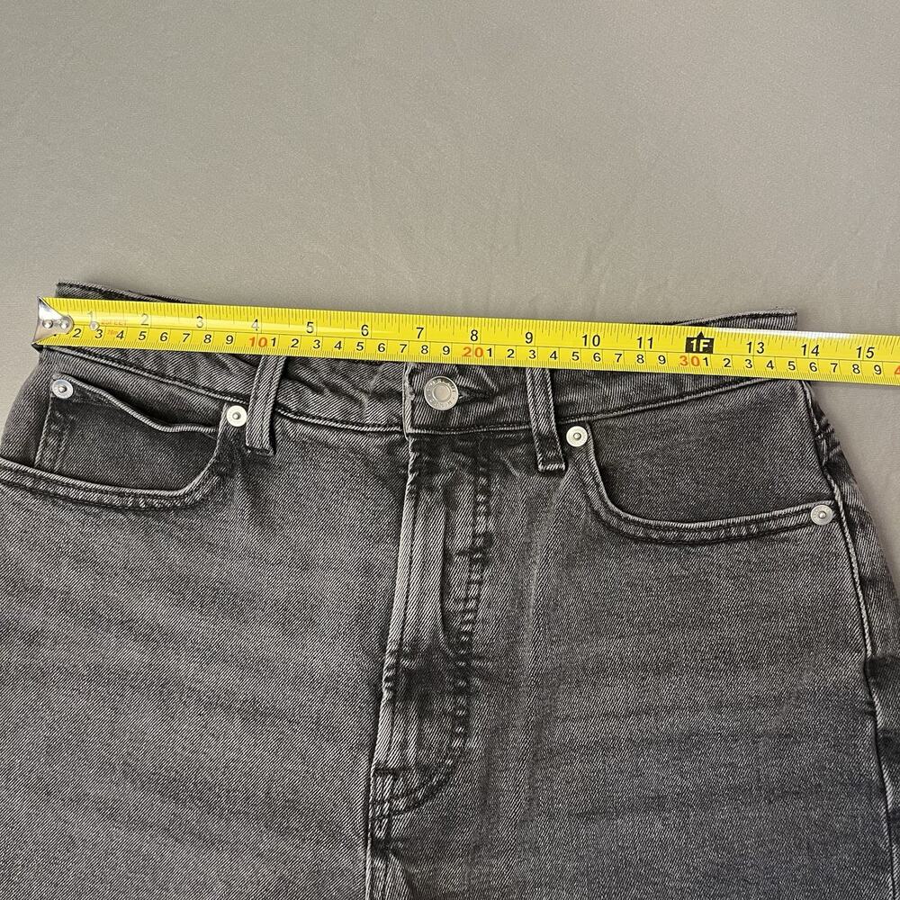 Everlane The Curvy Way-High Jean Sz 29 Reg (Actu. 28x26.5) Gray 100% Org Cotton - Picture 7 of 10